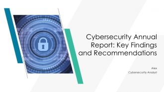 Cybersecurity Annual Report Key Findings And Recommendations PPT Example AT