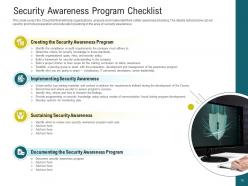 Cybersecurity awareness training powerpoint presentation slides