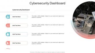 Cybersecurity Dashboard In Powerpoint And Google Slides Cpb