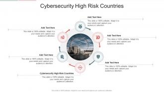 Cybersecurity High Risk Countries In Powerpoint And Google Slides Cpb