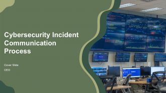 Cybersecurity Incident Communication Process PPT Template AT
