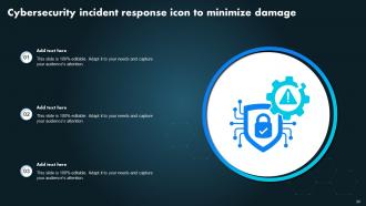 Cybersecurity Incident Response Powerpoint Ppt Template Bundles DTE Customizable Adaptable