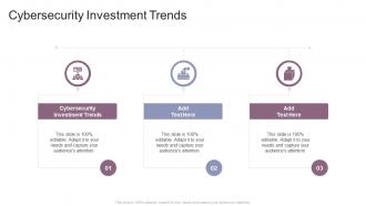 Cybersecurity Investment Trends In Powerpoint And Google Slides Cpb