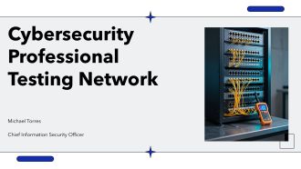 Cybersecurity Professional Testing Network PPT Powerpoint VA