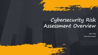 Cybersecurity Risk Assessment Overview PPT Example AT Cybersecurity Risk Assessment Overview PPT Example AT