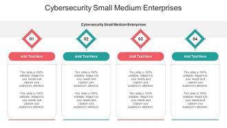 Cybersecurity Small Medium Enterprises In Powerpoint And Google Slides Cpb