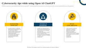 Cybersecurity Tips While Using Open AI ChatGPT Impact Of Generative AI SS V