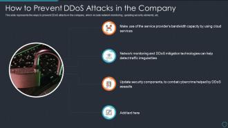 Cyberterrorism it how to prevent ddos attacks in the company