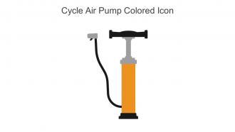 Cycle Air Pump Colored Icon In Powerpoint Pptx Png And Editable Eps Format