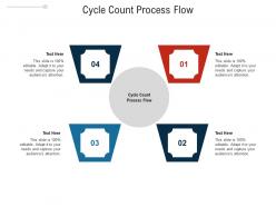 Cycle count process flow ppt powerpoint presentation professional visuals cpb