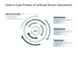 Cycle in cycle process of continual service improvement