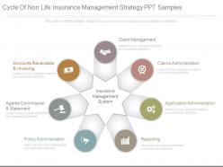Cycle of non life insurance management strategy ppt samples