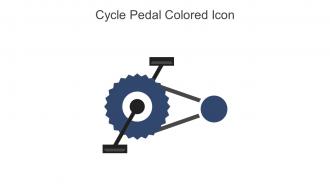 Cycle Pedal Colored Icon In Powerpoint Pptx Png And Editable Eps Format