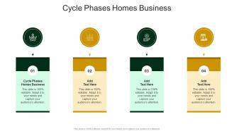 Cycle Phases Homes Business In Powerpoint And Google Slides Cpb