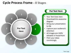 18969985 style cluster surround 8 piece powerpoint template diagram graphic slide