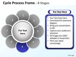 18969985 style cluster surround 8 piece powerpoint template diagram graphic slide