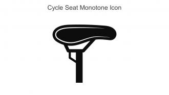 Cycle Seat Monotone Icon In Powerpoint Pptx Png And Editable Eps Format