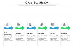 Cycle socialization ppt powerpoint presentation outline templates cpb