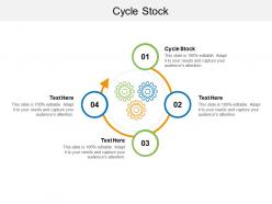 Cycle stock ppt powerpoint presentation portfolio grid cpb