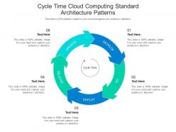 Cycle time cloud computing standard architecture patterns ppt presentation diagram