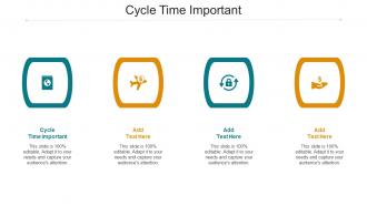 Cycle Time Important Ppt Powerpoint Presentation Summary Format Cpb