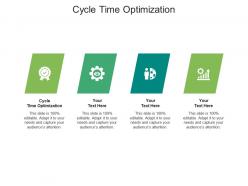 Cycle time optimization ppt powerpoint presentation portfolio slideshow cpb