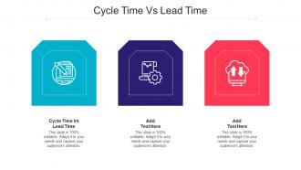 Cycle Time Vs Lead Time Ppt Powerpoint Presentation Inspiration Portrait Cpb