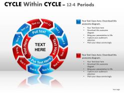 Cycle within circular cycle diagram ppt 3