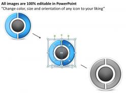 58172428 style circular loop 2 piece powerpoint template diagram graphic slide