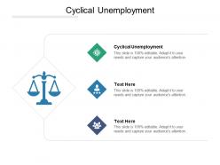 Cyclical unemployment ppt powerpoint presentation portfolio graphics design cpb