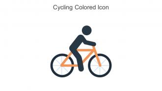 Cycling Colored Icon In Powerpoint Pptx Png And Editable Eps Format