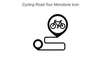 Cycling Road Tour Monotone Icon In Powerpoint Pptx Png And Editable Eps Format