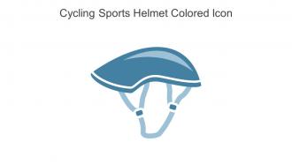 Cycling Sports Helmet Colored Icon In Powerpoint Pptx Png And Editable Eps Format