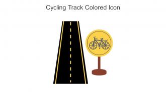 Cycling Track Colored Icon In Powerpoint Pptx Png And Editable Eps Format