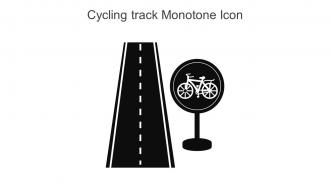 Cycling Track Monotone Icon In Powerpoint Pptx Png And Editable Eps Format