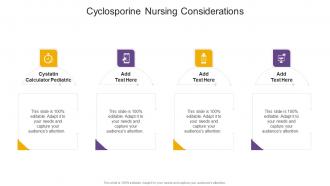 Cyclosporine Nursing Considerations In Powerpoint And Google Slides Cpb