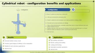 Cylindrical Robot Configuration Benefits And Applications Applications Of Industrial Robotic Systems