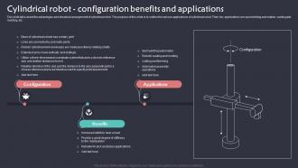 Cylindrical Robot Configuration Benefits And Applications Implementation Of Robotic Automation In Business