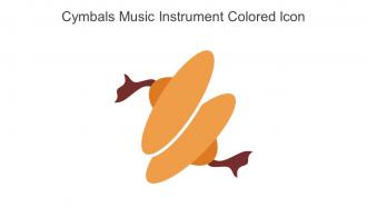 Cymbals Music Instrument Colored Icon In Powerpoint Pptx Png And Editable Eps Format