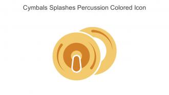 Cymbals Splashes Percussion Colored Icon In Powerpoint Pptx Png And Editable Eps Format