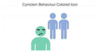 Cynicism Behaviour Colored Icon In Powerpoint Pptx Png And Editable Eps Format