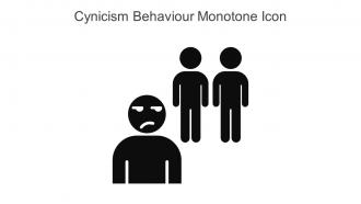 Cynicism Behaviour Monotone Icon In Powerpoint Pptx Png And Editable Eps Format