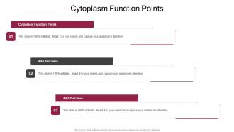Cytoplasm Function Points In Powerpoint And Google Slides Cpb
