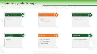Dabur Company Profile Home Care Products Range Ppt Styles Background Designs