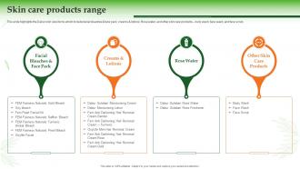Dabur Company Profile Skin Care Products Range Ppt Styles Graphics Pictures