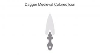 Dagger Medieval Colored Icon In Powerpoint Pptx Png And Editable Eps Format
