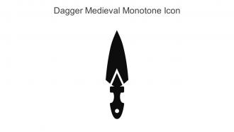 Dagger Medieval Monotone Icon In Powerpoint Pptx Png And Editable Eps Format