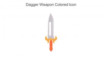 Dagger Weapon Colored Icon In Powerpoint Pptx Png And Editable Eps Format