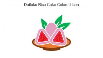 Daifuku Rice Cake Colored Icon In Powerpoint Pptx Png And Editable Eps Format