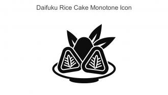 Daifuku Rice Cake Monotone Icon In Powerpoint Pptx Png And Editable Eps Format